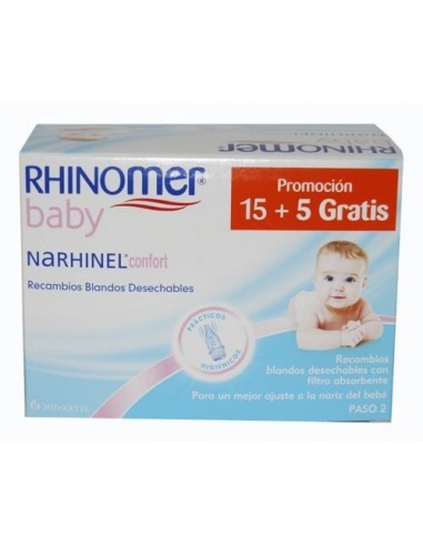 Rhinomer Baby Recambio Blando Desechable 20 Uds - Farmacia en Casa Online