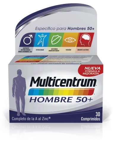 Multicentrum Hombre 50+  30 comprimidos