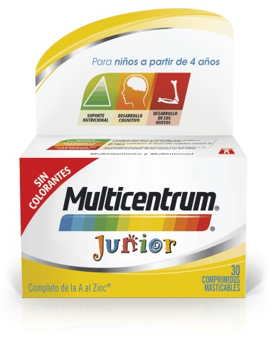Multicentrum Junior 30 comprimidos...