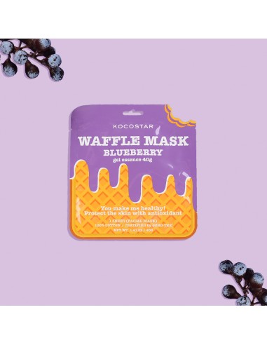 Kocostar Waffle Blueberry Mask