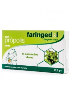 Faringedol menta 15 caramelos