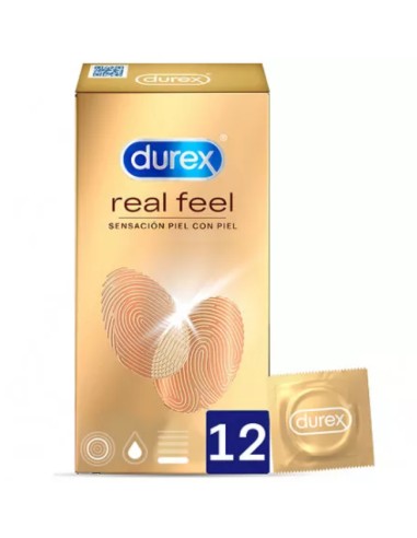 Durex Real Feel Preservativos 12...