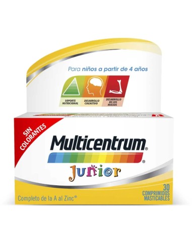 Multicentrum Junior 30 comp masticables