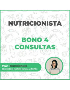 Bono 4 consultas nutricionista
