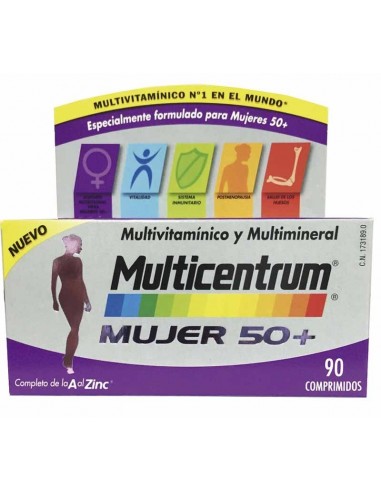 Multicentrum Mujer 50+  90 comprimidos
